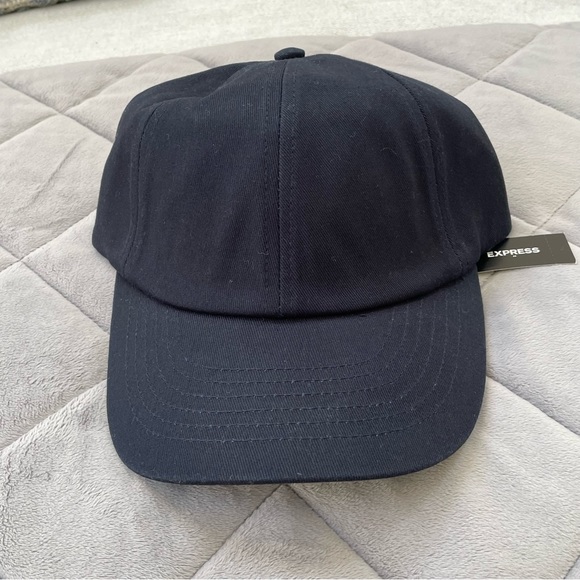 NWT - Express Men’s Navy Blue Baseball Cap One Size - Picture 4 of 4